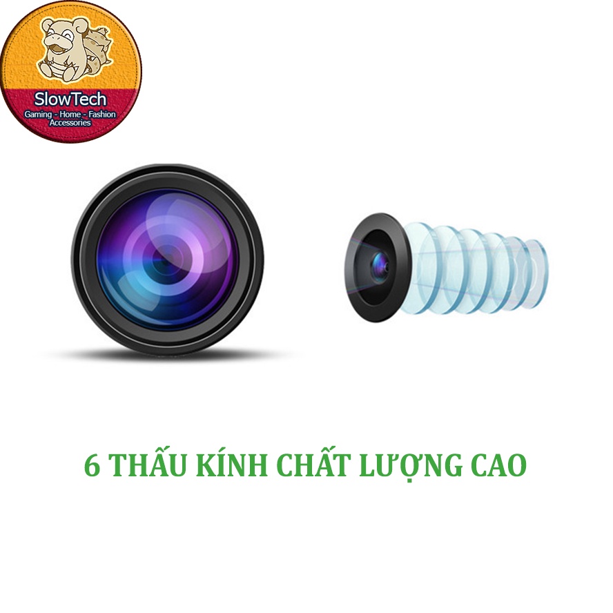 Webcam Dạy Và Học Trực Tuyến Độ Nét Full HD 1080P SLOWTECH B4, Có Chân Đế Để Bàn | BigBuy360 - bigbuy360.vn