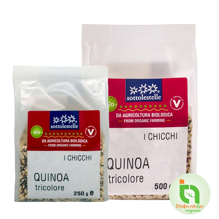 Diêm mạch Quinoa 3 màu hữu cơ Sotto 250g &amp; 500g