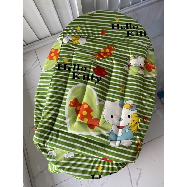 Tấm đệm bọc nôi tre cho bé nằm võng 90k+ 100x60cm