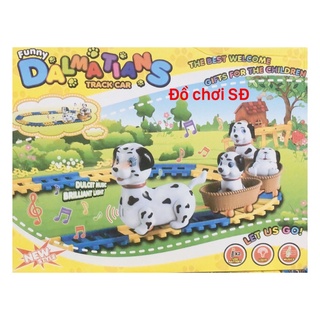 đường rây chó kéo con