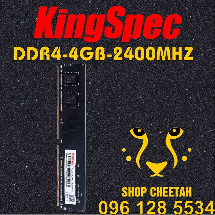 Ram KingSpec DDR4/4GB/2400MHz cho PC – CHÍNH HÃNG KingSpec – Bảo hành 3 năm