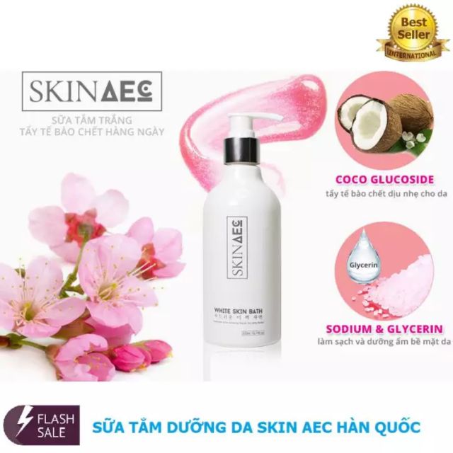 Sữa Tắm Dưỡng Trắng Da Skin AEC của Hàn Quốc