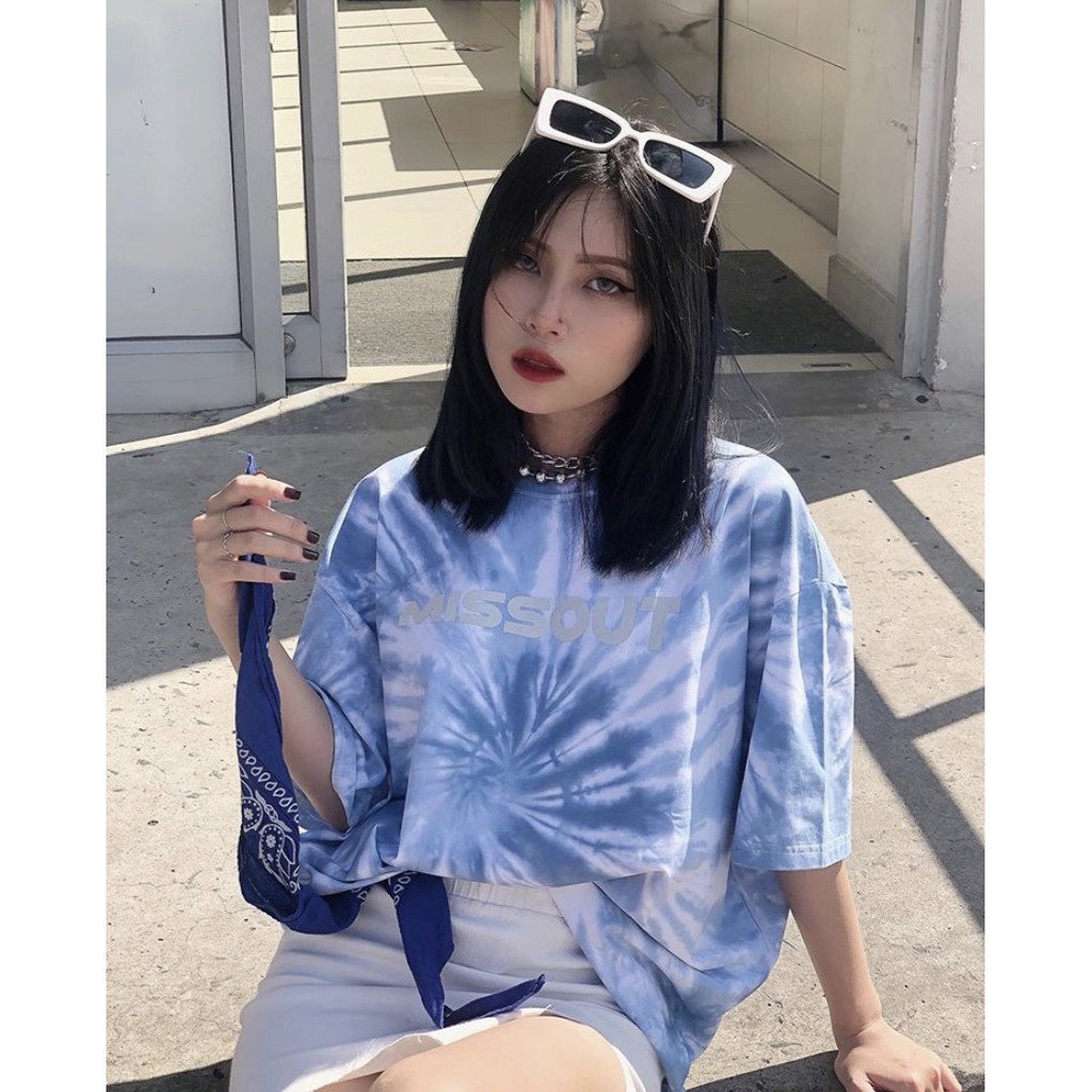 [TẶNG GIẤY THƠM] Áo Thun MISS OUT LOANG PHẢN QUANG TIE DYE | Áo Thun COTTON 100% | CHUẨN CAO CẤP 1:1 LOCAL BRAND