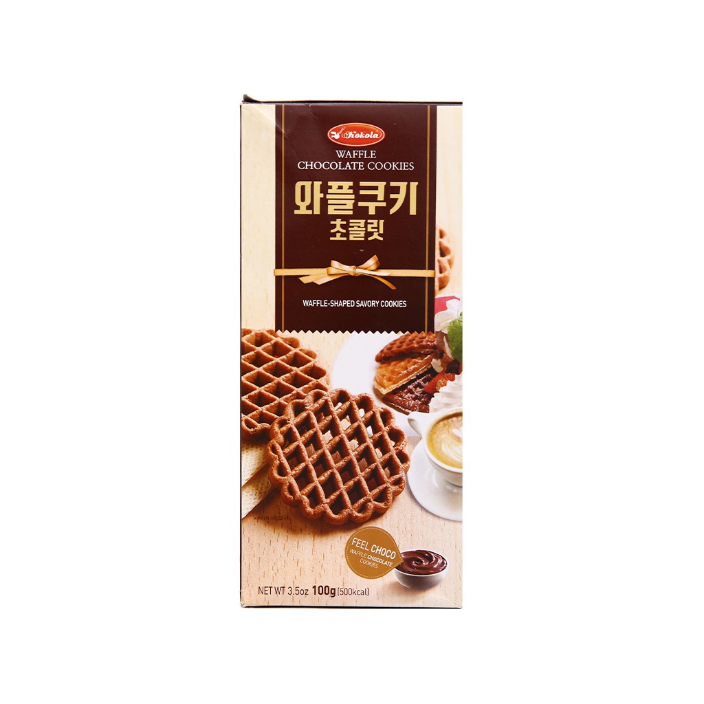 Bánh quy socola Kokola Wafel Cookies hộp 100g