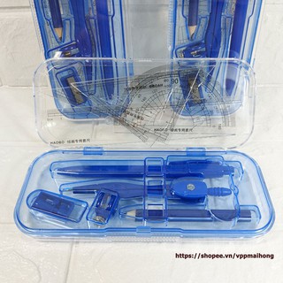 Bộ compa, eke học sinh HB-3009 (gồm 8 món)