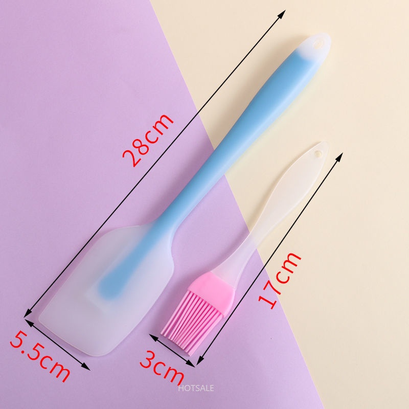 Thìa trộn bột làm bánh bằng silicone chịu nhiệt độ cao an toàn thực phẩm