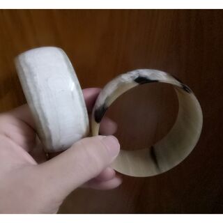 Vòng tay sừng trâu bản 3 cm,size từ 4-8cm