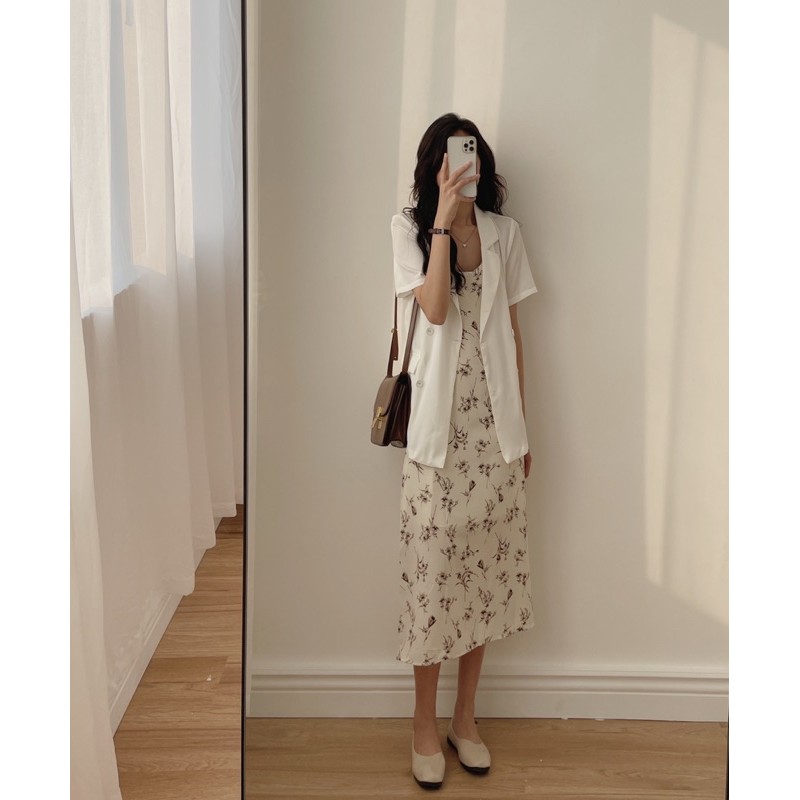 [Mã SKAMCLU7 giảm 10% tối đa 50K đơn 0Đ] Áo blazer ngắn tay chất mát 3526 | BigBuy360 - bigbuy360.vn