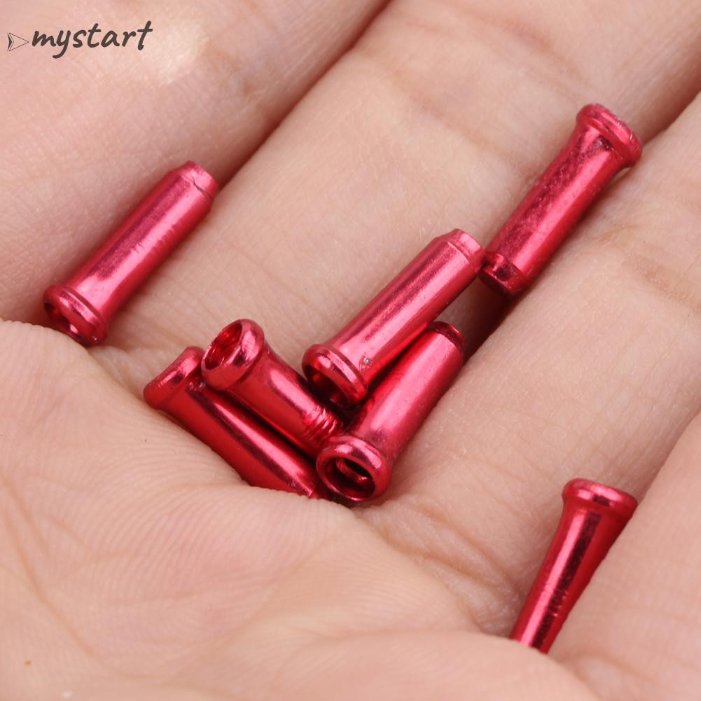 Set 50 Đầu Bọc Dây Phanh Xe Đạp Bằng Nhôm