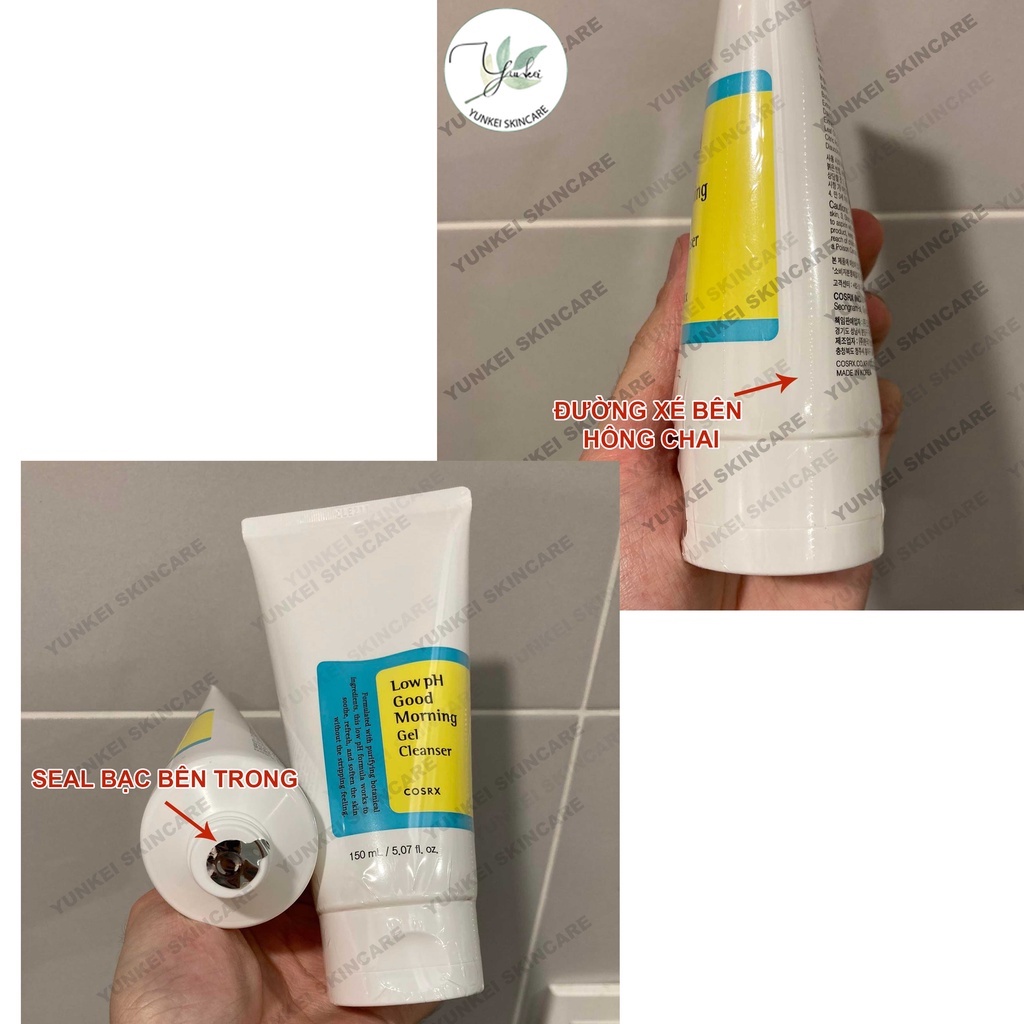 [Mã SKAMFM286 giảm 10% đơn 100K] Sữa rửa mặt Cosrx Low pH Good Morning Gel Cleanser