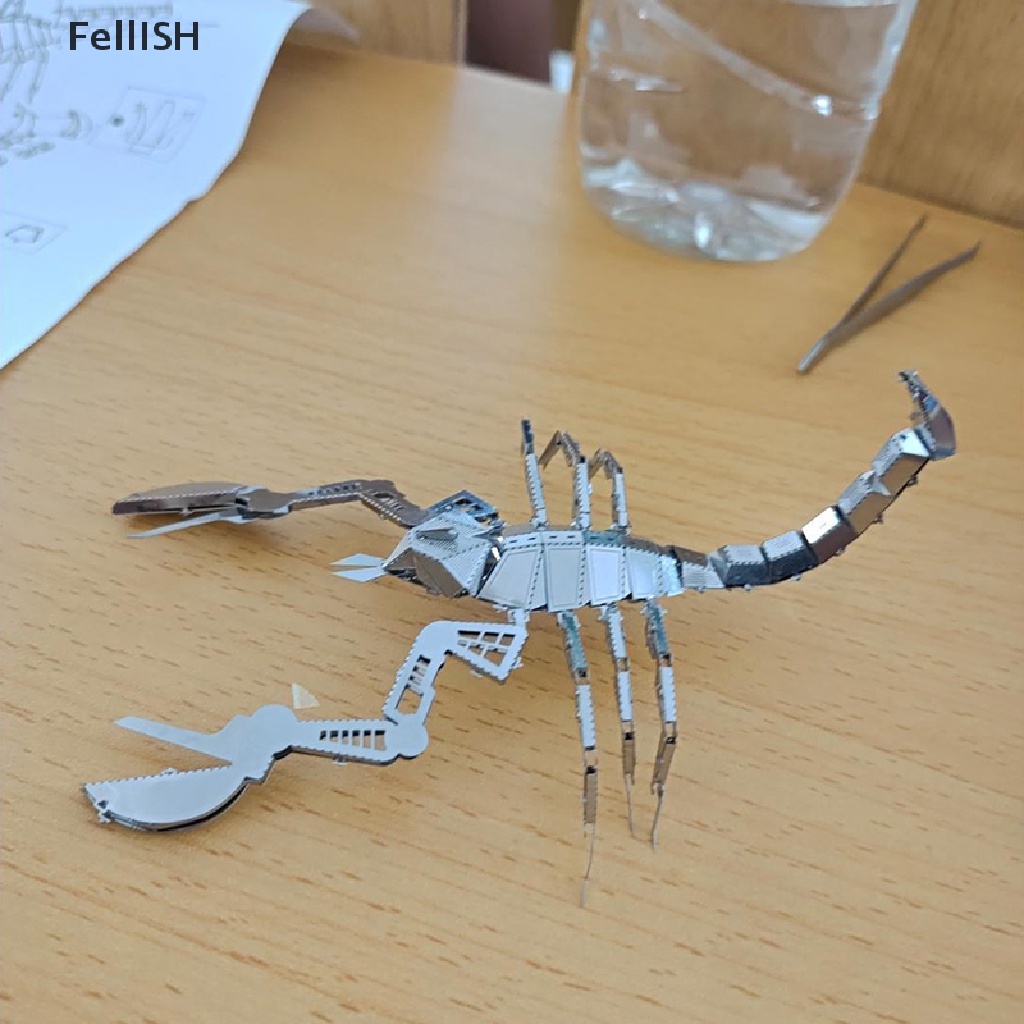Đồ Chơi Lắp Ráp Hình Côn Trùng 3D Bằng Kim Loại Thủ Công DIY 439br