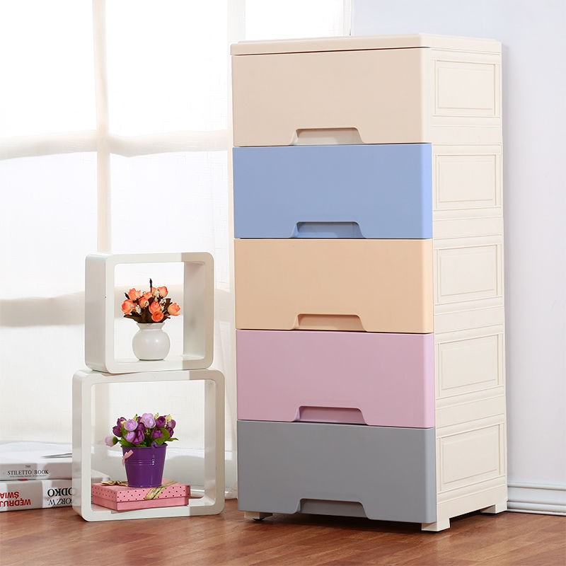 Na Yale có rãnh rộng 39 ngăn tủ kéo nhựa đựng đồ nhiều tầng ăn nhanh quần áo gia đình