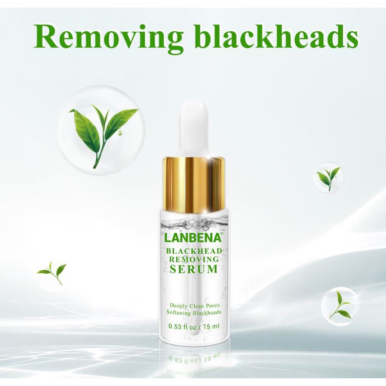 Tinh chất loại bỏ mụn đầu đen - se khít lỗ chân lông Lanbena BlackHead Removing Serum VG