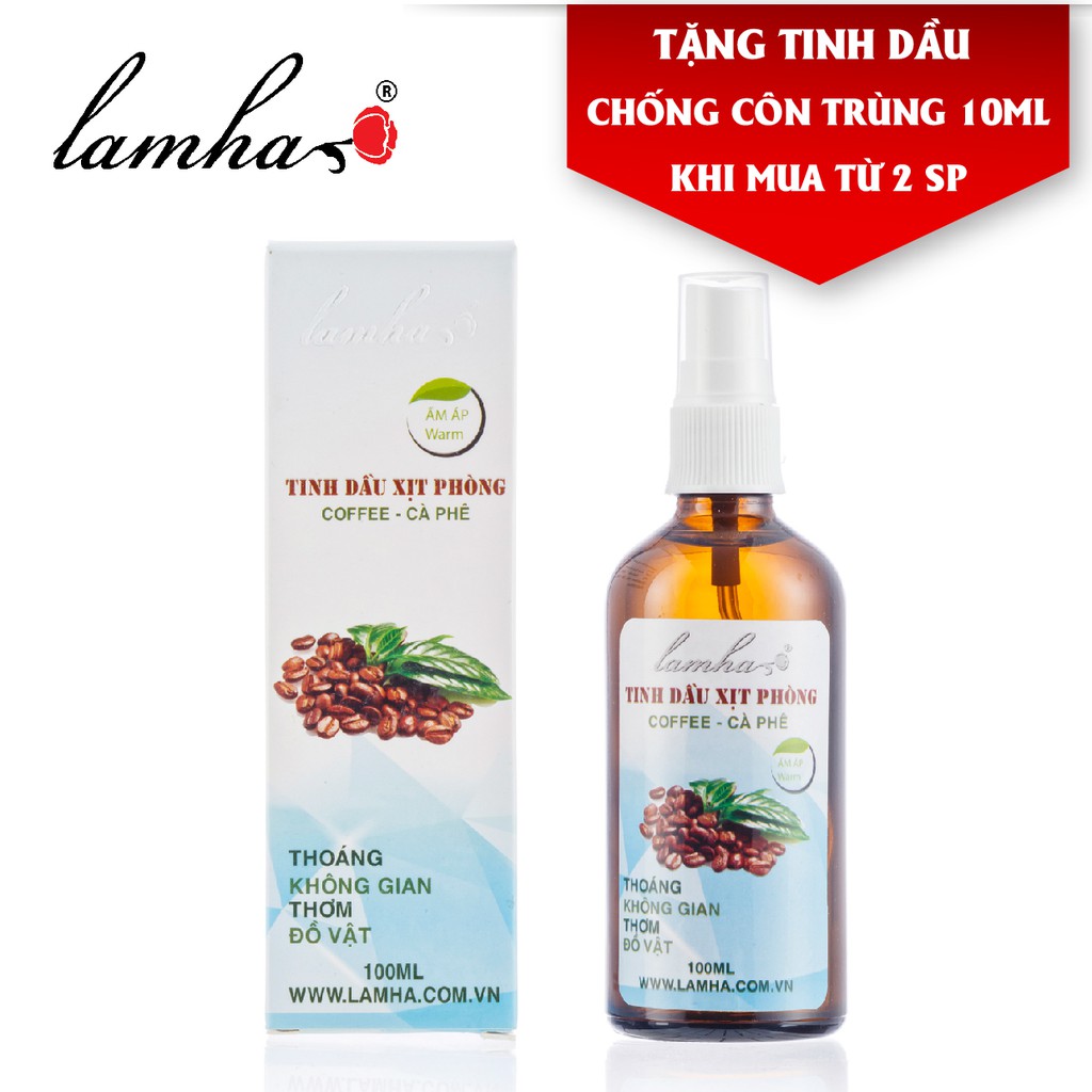 Tinh dầu xịt phòng Cafe LAMHA 100ml