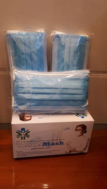 10 Cái khẩu trang 4 lớp Taka Mask