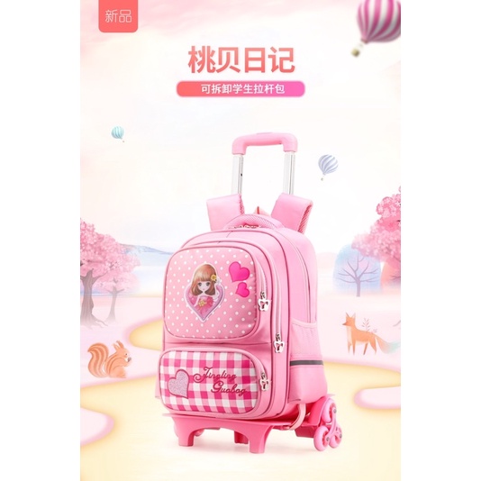 Ba lô kéo cho bé đi học hàng QCCC