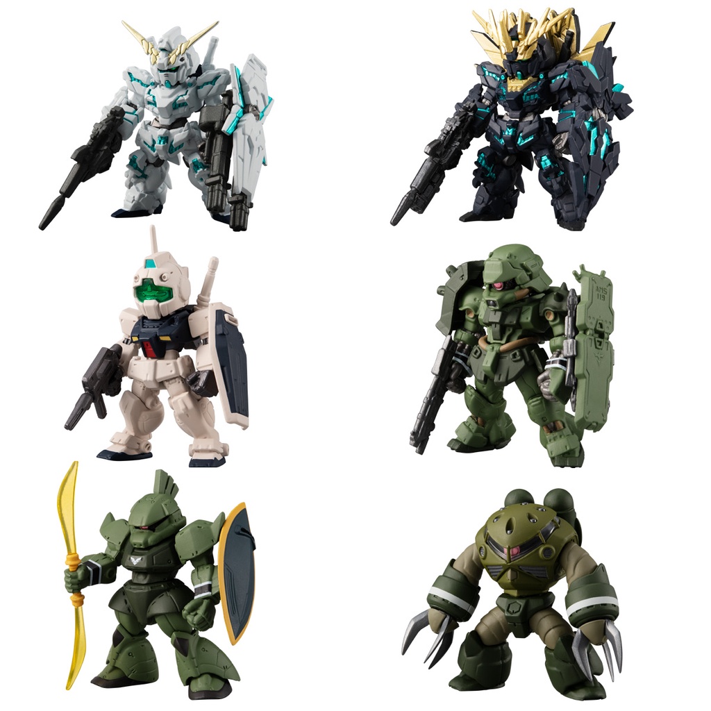 MÔ HÌNH NHÂN VẬT BANDAI CANDY TOY FW GUNDAM CONVERGE MOBILE SUIT UC SPECIAL SELECTION