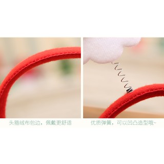[Loại đẹp] Bờm Giáng sinh rung rinh cho bé