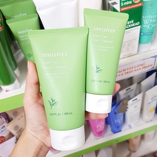 Sữa rửa mặt trà xanh Innisfree Green Tea Foam Cleanser Hàn Quốc 150ml