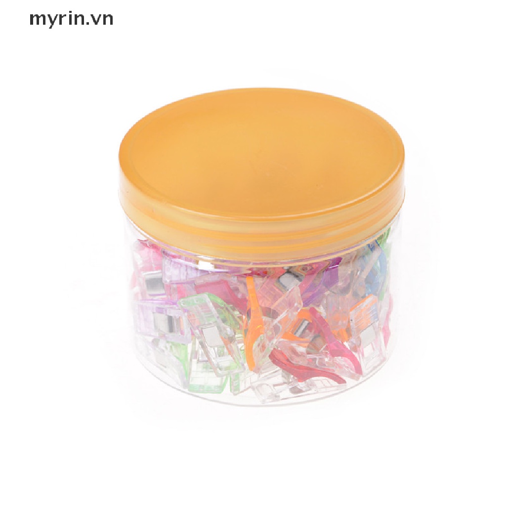 Set 50 Kẹp Nhựa Nhiều Màu Dùng Trong May Vá
