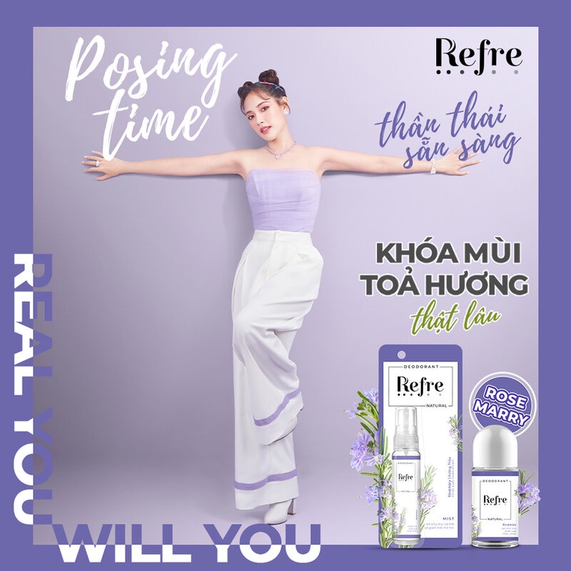Lăn Khử Mùi Refre Natural 40ml Hasaki sản phẩm chính hãng
