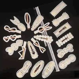 Set 20 cặp tóc ngọc trai nhân tạo phong cách Hàn Quốc