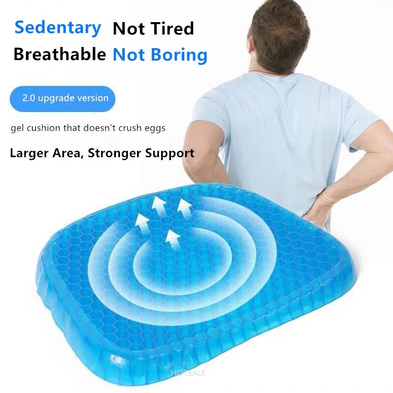 Đệm lót ghế ngồi bằng silicon gel mềm thoáng khí đa năng