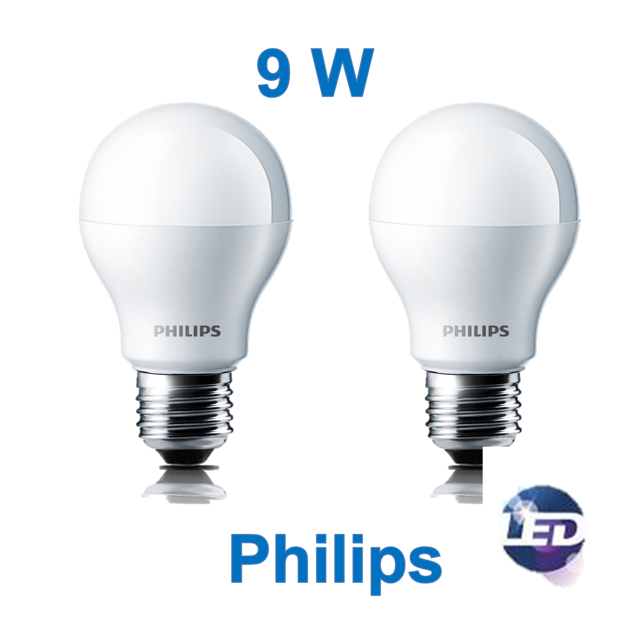 Combo 2 bóng đèn Led Philips Esential Ledbulb 9W E27 6500K 230V A60 (Ánh sáng trắng) (Hãng phân phối chính hãng)