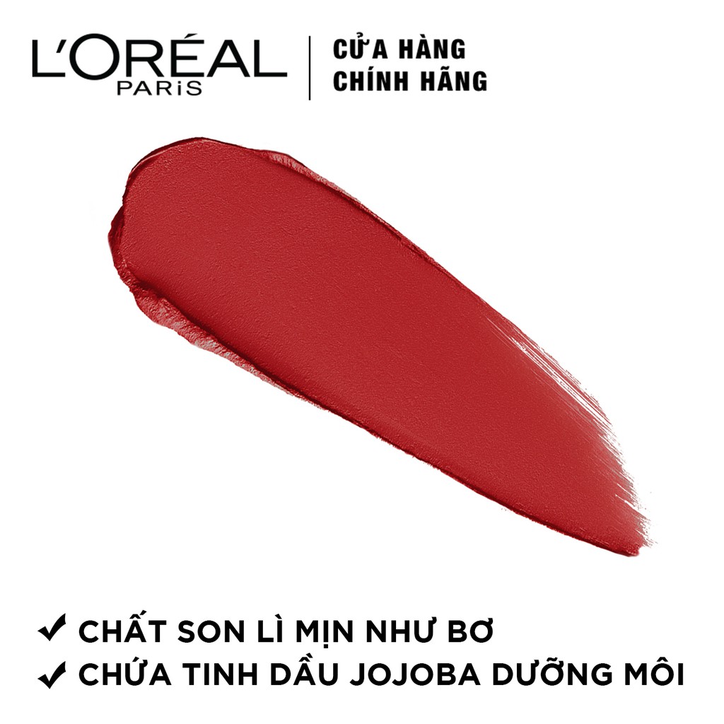 Son Lì Mịn Môi L'Oreal Paris Makeup Color Riche Matte 234 Đỏ Ruby