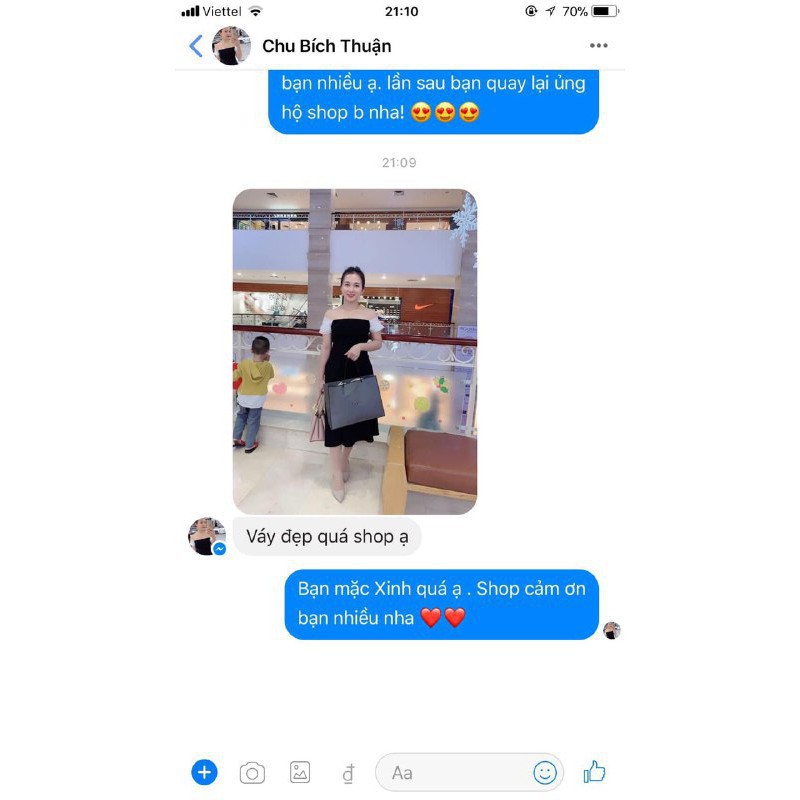 [ xả kho ] MiD Đầm V1247 trễ vai dáng xòe trẻ trung Mie Design kèm ảnh thật