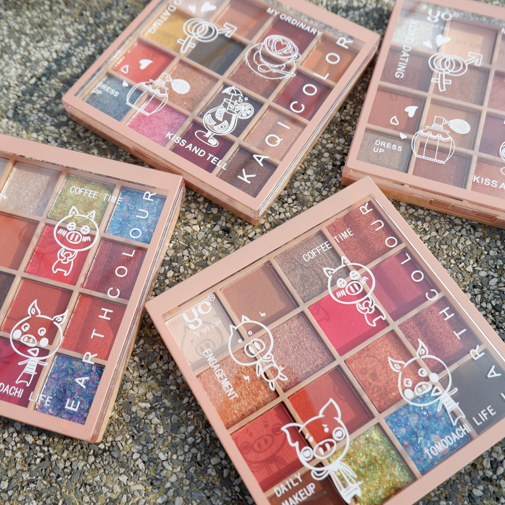 Phấn Mắt TuTu , Yancai 16 Ô KaQi Color Eyeshadow Palette Hàng Nội Địa Trung Cao Cấp No.Tu5268 | BigBuy360 - bigbuy360.vn