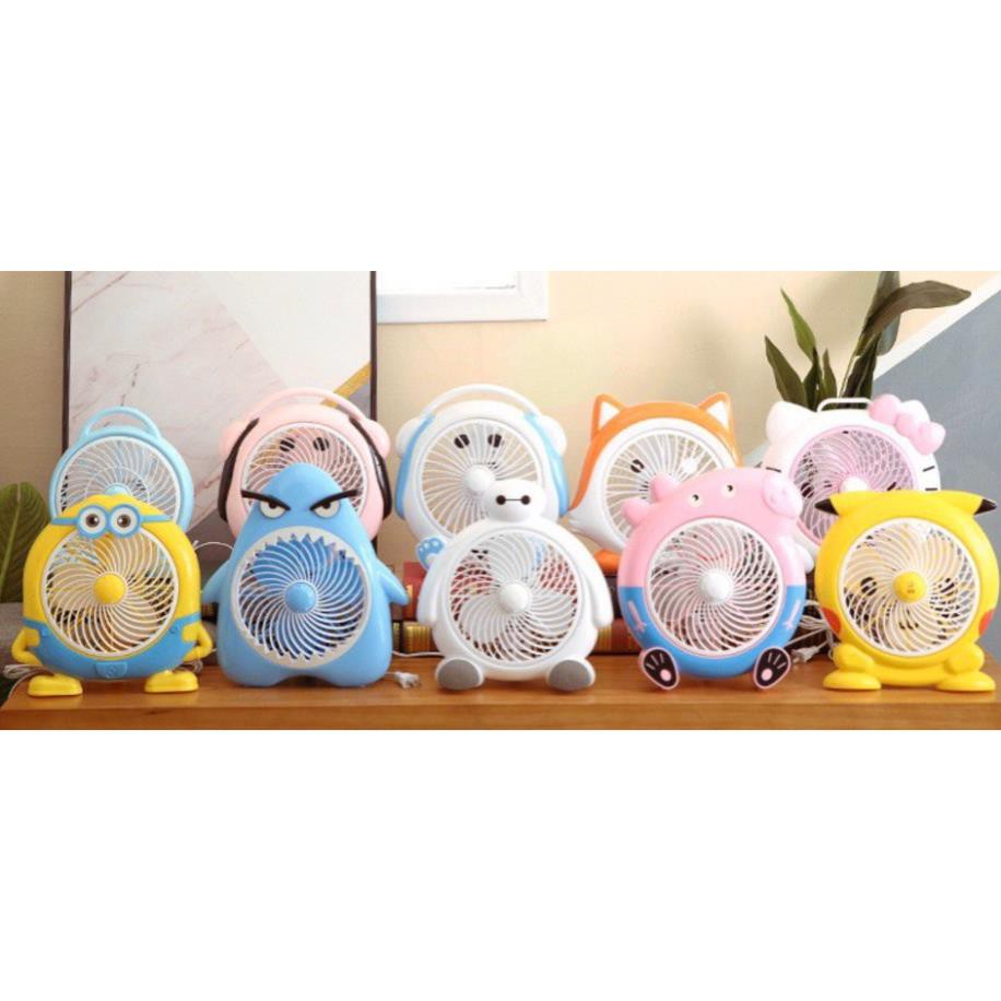 🌸🌸🌸 QUẠT ĐỂ BÀN MINI HÌNH THÚ KUTE + SIÊU MÁT🌸🌸🌸