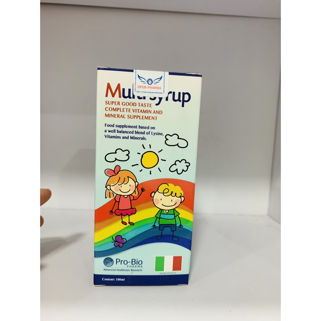 Multi syrup – Siro bổ sung Vitamin và khoáng chất thiết yếu cho bé