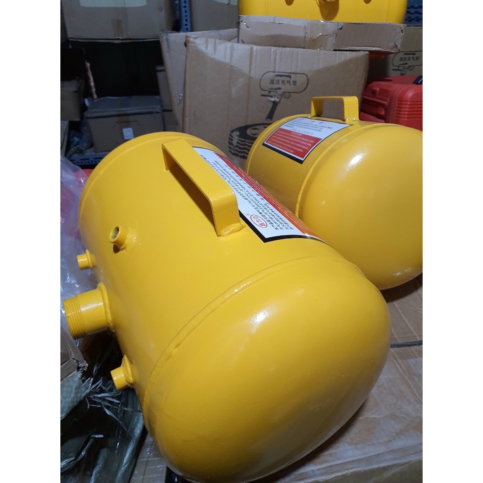 Bình Hỗ Trợ Bơm Lốp Ô Tô 20L - Bật Tanh Lốp, Hộp Đẹp, Hỗ Trợ Bơm Lốp Không Săm Ô Tô