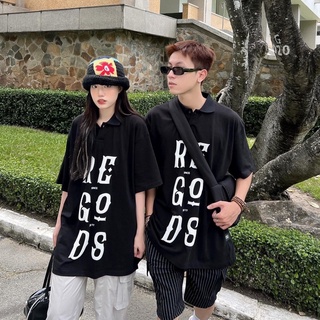 Áo thun có cổ Regods SS1 unisex form rộng s