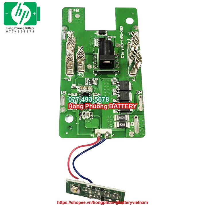 Vỏ mạch Adaptor Makita 21700 18V 8A 5S2P