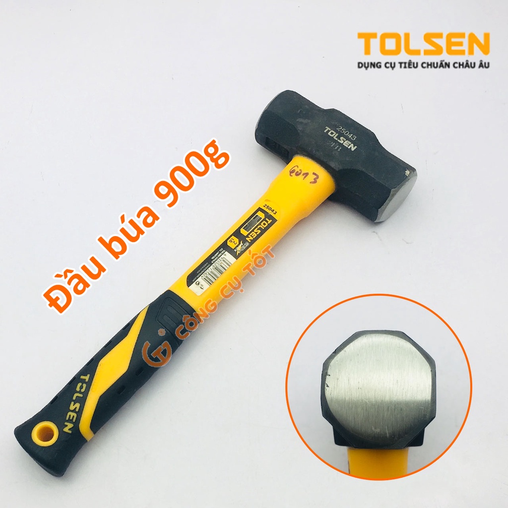Búa lục giác cán nhựa 900g TOLSEN 25043