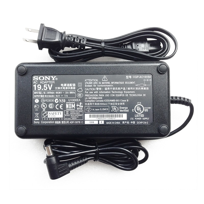 Sạc Laptop Sony Chính Hãng 19.5V - 3.9A 76W &amp; 19.5V – 4.7A 90W (Adapter Sony 19.5V - 3.9A 76W &amp; 19.5V – 4.7A 90W) bh 6T