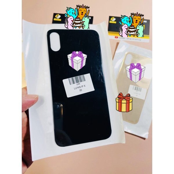 MIẾNG DÁN Kính cường lực lưng mặt sau ĐỔI MÀU THEO MÁY iPho X XS ( Không cần tách viền Camera ) , trong suốt