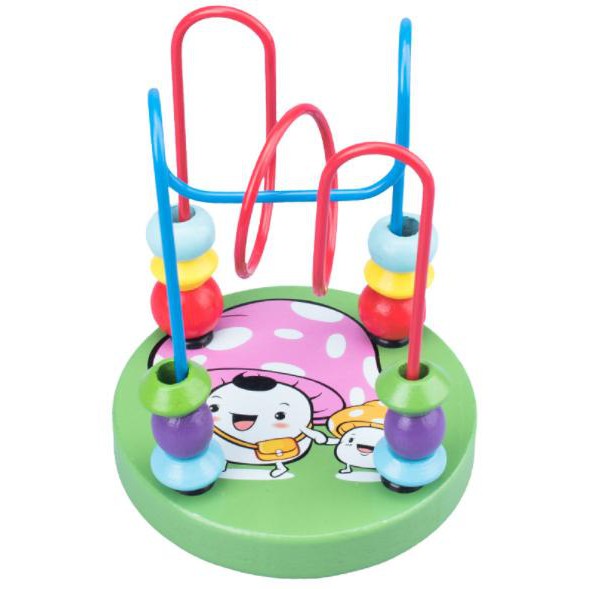 Đồ chơi luồn hạt gỗ cho bé phát triền tư duy giáo dục