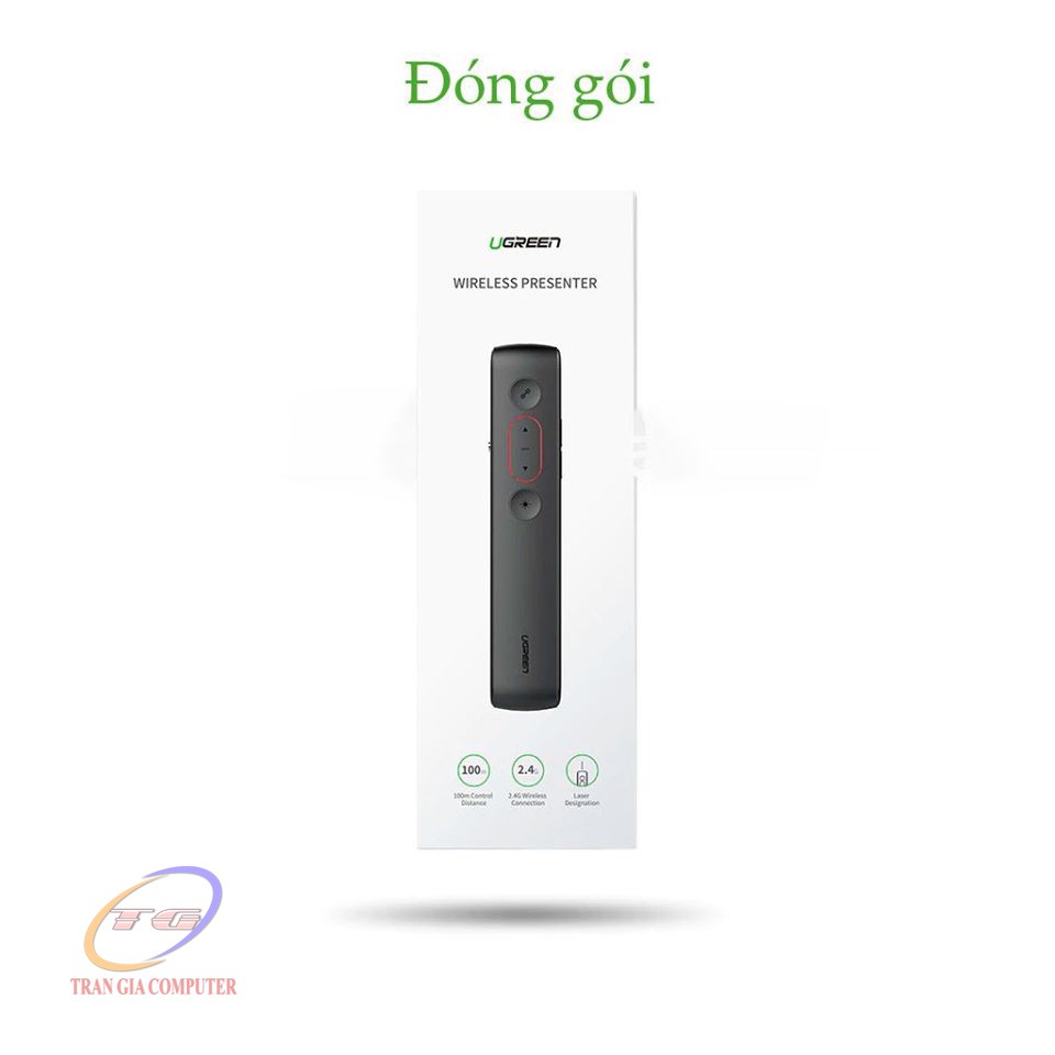 Bút trình chiếu Laser không dây điều khiển từ xa 100m Ugreen 60327