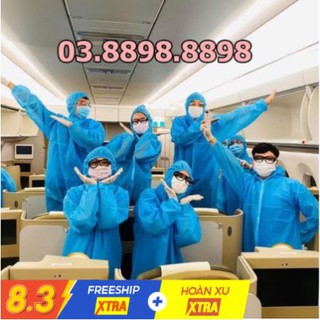 [HN Ship Hỏa Tốc] Quần Áo Chống Dịch, Quần Áo Bảo Hộ Y Tế Hàng Loại 1 (Set 7 Món)