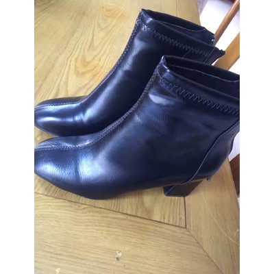 Boots combat/Boots cổ ngắn/Giày nữ, cao gót, gót thô, kiểu dáng thời trang, phù hợp cho mùa thu, mẫu mới nhất | BigBuy360 - bigbuy360.vn