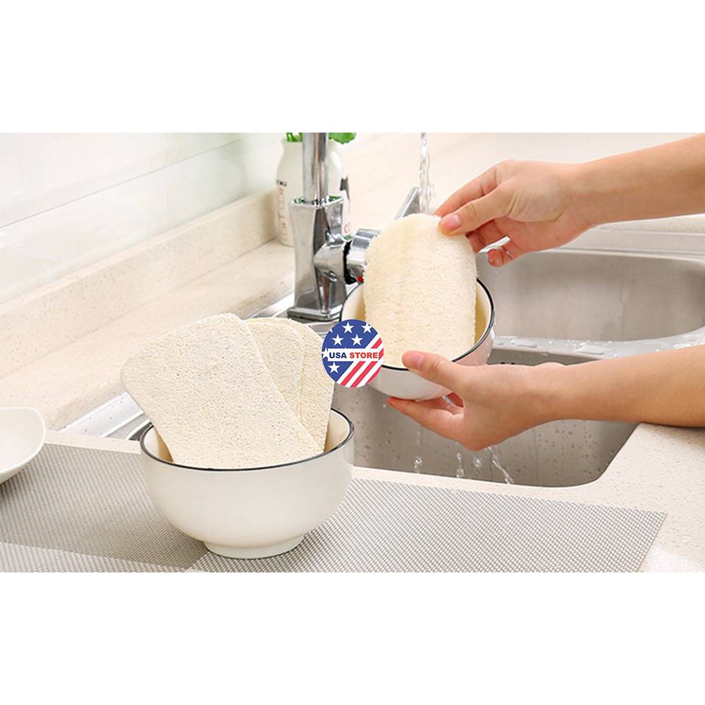 Cọ Rửa Bát, Cọ Tắm Kì Ruột Bầu (Có Dây Treo)