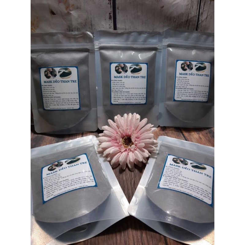1kg mặt nạ dẻo than tre handmade