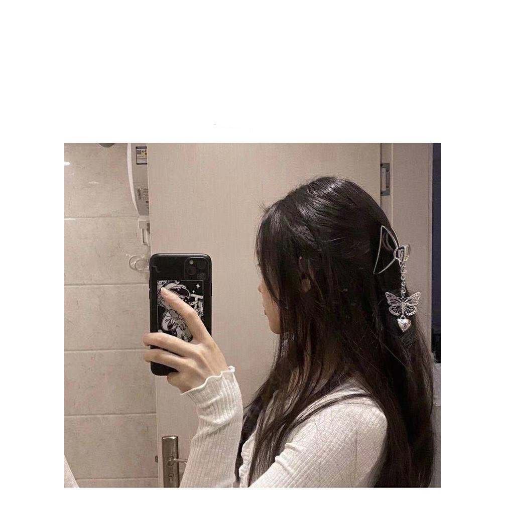 Kẹp cài tóc THẢ ĐIỆP kim loại dạng ngoạm xinh xắn phụ kiện nữ tính