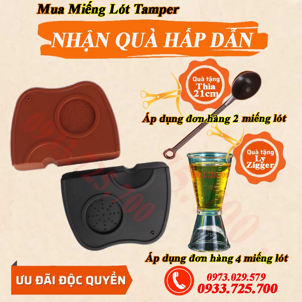 Miếng Lót Tamper, Miếng Lót Silicon, Miếng Lót Nén Cafe  - Linh Kiện & Phụ Kiện Máy Pha Cà Phê.