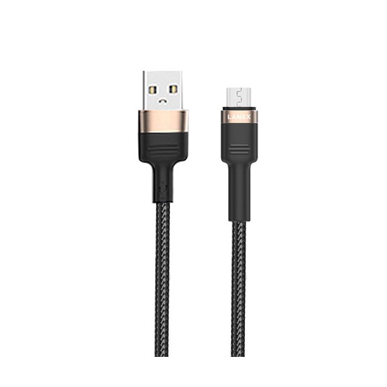 Cáp sạc nhanh Lanex LTC - N17M dây dù 3.0A, cổng kết nối Micro Usb, dài 1.5m