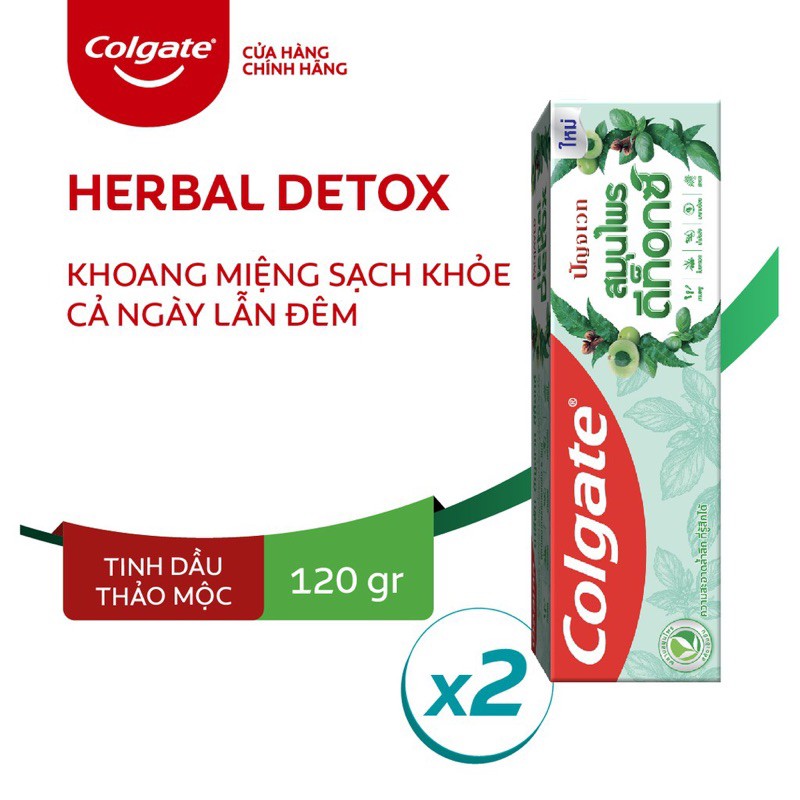 KEM ĐÁNH RĂNG COLGATE HERBAL DETOX 120G