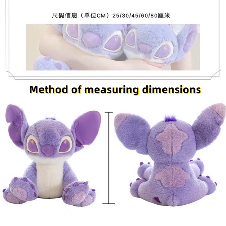 Thú Nhồi Bông Hình Stitch Dễ Thương 25 / 30 / 40 / 50cm